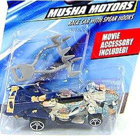 Speed Racer 1:64 Die Cast Hot Wheels Car Musha Motors Race Car with Spear Hooks