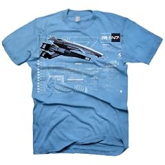 Mass Effect 2 T-Shirt Blueprint, Gr��e M