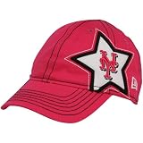 New Era New York Mets Toddler Girls Pink Sidestar Adjustable Hat