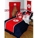 BOSTON RED SOX 5PC TWIN BEDDING SET, Comforter Sheets Sham, NEW MLB Baseball Boys by Dream Time Kids Bedding