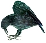 Season's Designs Halloween Decor 10-Inch Black Crow