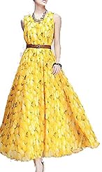 Chiffon Sleeveless Full Length Evening Dress 