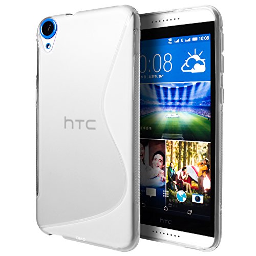 HTC Desire 820 Case, Cimo [Wave] Premium Slim TPU Flexible Soft Case For HTC Desire 820 (2014) - Clear