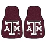 FANMATS 5327 Texas A&M University Front Car Mat - 2 Piece