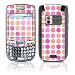 Dots Peach Design Protective Skin Decal Sticker for Palm Treo 700 Cell Phone