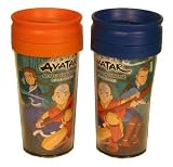 Avatar the Last Airbender, Plastic Travel Mug, Kids Lunch Kit Accessory, Orange or Blue