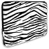 Zebra Animal Print Faux-fur Carrying Case Sleeve for Apple MacBook 13" Notebook Laptop Computer