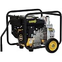 Champion Power Equipment 64026 2-Inch 118cc 4-Cycle OHV Gas Powered Semi-Trash Water Pump With Wheel And Hose Kit (CARB Compliant)