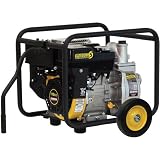 Champion Power Equipment 64026 2-Inch 118cc 4-Cycle OHV Gas-Powered Semi-Trash Water Pump with Wheel And Hose Kit (CARB Compliant)