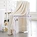 Amazon Brand – Pinzon Heavyweight Luxury Cotton Large Towel Bath Sheet - 70 x 40 Inch, Ivory