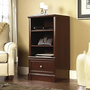 Sauder Palladia Technology Pier Free Standing Cabinet, Select Cherry Finish