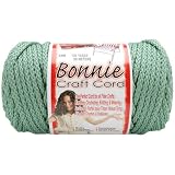 Bonnie Macrame Braid Craft Cord 6mm 100 yards - Sage