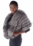 Silver Fox Fur Cape