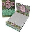 V Monogram Punch Studio Paisley 75-Page mini notepad - magnetic closure jewel on tab