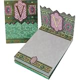 V Monogram Punch Studio Paisley 75-Page mini notepad - magnetic closure jewel on tab