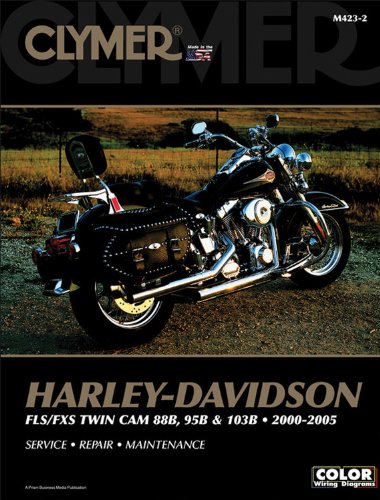 clymer harley davidson flsfxs twin cam 88b 95b  103b 2000 2005