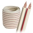 AudioQuest X-2 bulk speaker cable - 14 AWG 50' (15.24m) spool - white jacket