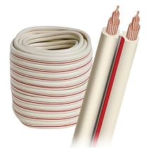 AudioQuest X-2 bulk speaker cable - 14 AWG 30' (9.14m) spool - white jacket