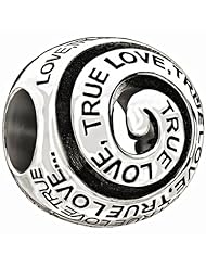Authentic Chamilia Silver True Love Charm - 2010-3053