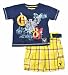Company 81 Infant Boys New Navy & Yellow Plaid 2Pc Short Set