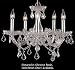 Maria Theresa Design Mini Chandelier Dressed with European or Swarovski Crystals WGLCRS-3 GD