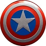 IMAGE OF Captain America Marvel Comics Superhero Shield Emblems Real Aluminum Car Laptop Logo Badge Emblem