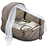 Kushies Baby Easy Fold Baby Bed, Mocha