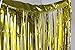 Forum Novelties 76011 Gold SUNBEAUTY 1 Set of Metallic Tinsel Foil Fringe Curtains for Party Photo Backdrop Wedding Decor, 3 feet x 8 feet