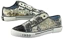 CHRISTIAN AUDIGIER Ed Hardy Womens Shoes Lowkey Canvas Sneakers Baby Blue/Black