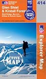 Glen Shiel and Kintail Forest (OS Explorer Map Active)