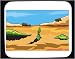 Mauspad mit Dekoration - United States, Hills, Cactus