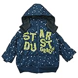 【H27年冬物】 GARACH(ギャラッチ) 中綿入り防寒ジャンバー 90cm/NV NO.AH-531904