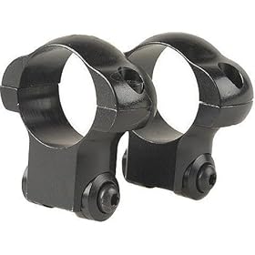  Redfield Ruger M77 Rifle Medium Steel Rings, 1-Inch, Black