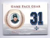 2003 Upper Deck Game Face Gear Game Used Jersey #MP Mike Piazza New York Mets