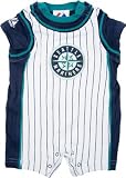 Seattle Mariners Baby Pinstripe Romper