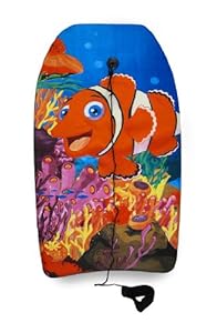 Clown Fish in Coral Reef Print Body Board 33 in.