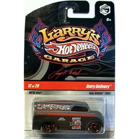 2009 Hot Wheels Larry's Garage Dairy Delivery 12 of 20 Black 1:64
