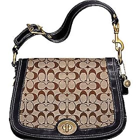 AUTHENTIC COACH LEGACY SIGNATURE SHOULDER FLAP 11147