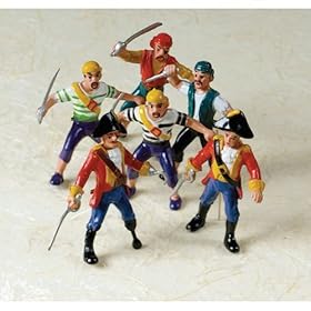  6 ct Toy Pirate Figures