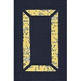 AMS Imports Ocean 2 x 4 Ocean Navy Area Rug