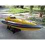 32" Yellow High Performance Majesty 800S Radio Remote Control Electric EP RC Racing Speed Boat RC RTR + 2.5" Mini School Bus Key Chain