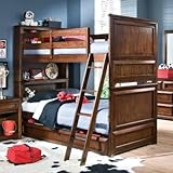 IMAGE OF Lea Industries Elite Expressions Bookcase Twin over Twin Bunk Bed - ADL3189