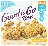 South Beach Diet Protein Fit Cereal Bar, Peanut Butter, 5-Count (Pack of 8)