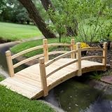 Harrison 6 ft. Cedar Garden Bridge 51r1QrlexAL. SL160 Harrison 6 ft. Cedar Garden Bridge