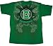 Search : Green Lantern Corps No Evil Shall Escape Green Foil Adult T-shirt Tee