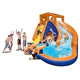 Inflatable drinking water Slides:Banzai Sidewinder great time Bounce House