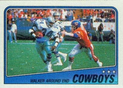 1988 Topps #259 Cowboys TL / Herschel Walker - Dallas Cowboys (Team Leaders)(Football Cards)