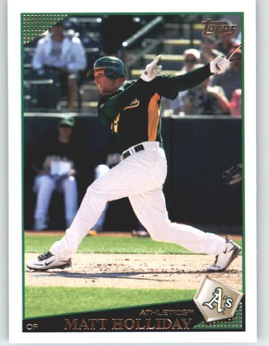 2009 Topps #446 Matt Holliday - Oakland Athletics (Baseball Cards)