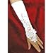 Flowers Bridal Gloves Fingerless Satin Lace Pearl Wedding Party Prmo G1