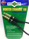 Monster Cable Standard 100 Instrument Cable 0.75ft Fx Pedal Cable